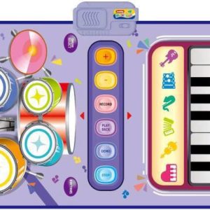 Juguete: Tapete Musical 2 en 1 – Piano y Batería Infantil
