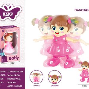 Juguete: Muñeca Dancing Girl con Luz y Música